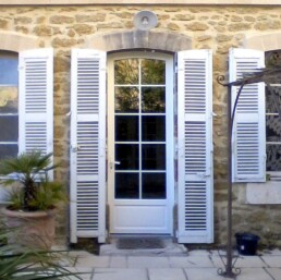 Porte d'entr&eacute;e PVC